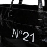 N°21 Kids Borsa Shopper con Logo Nera