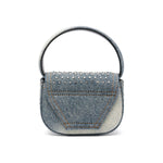 Diesel Kids Borsa a Spalla Jeans con Strass 1DR per Bambine (retro)