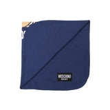 Moschino Kids Coperta con Stampa Teddy Bear per Neonati