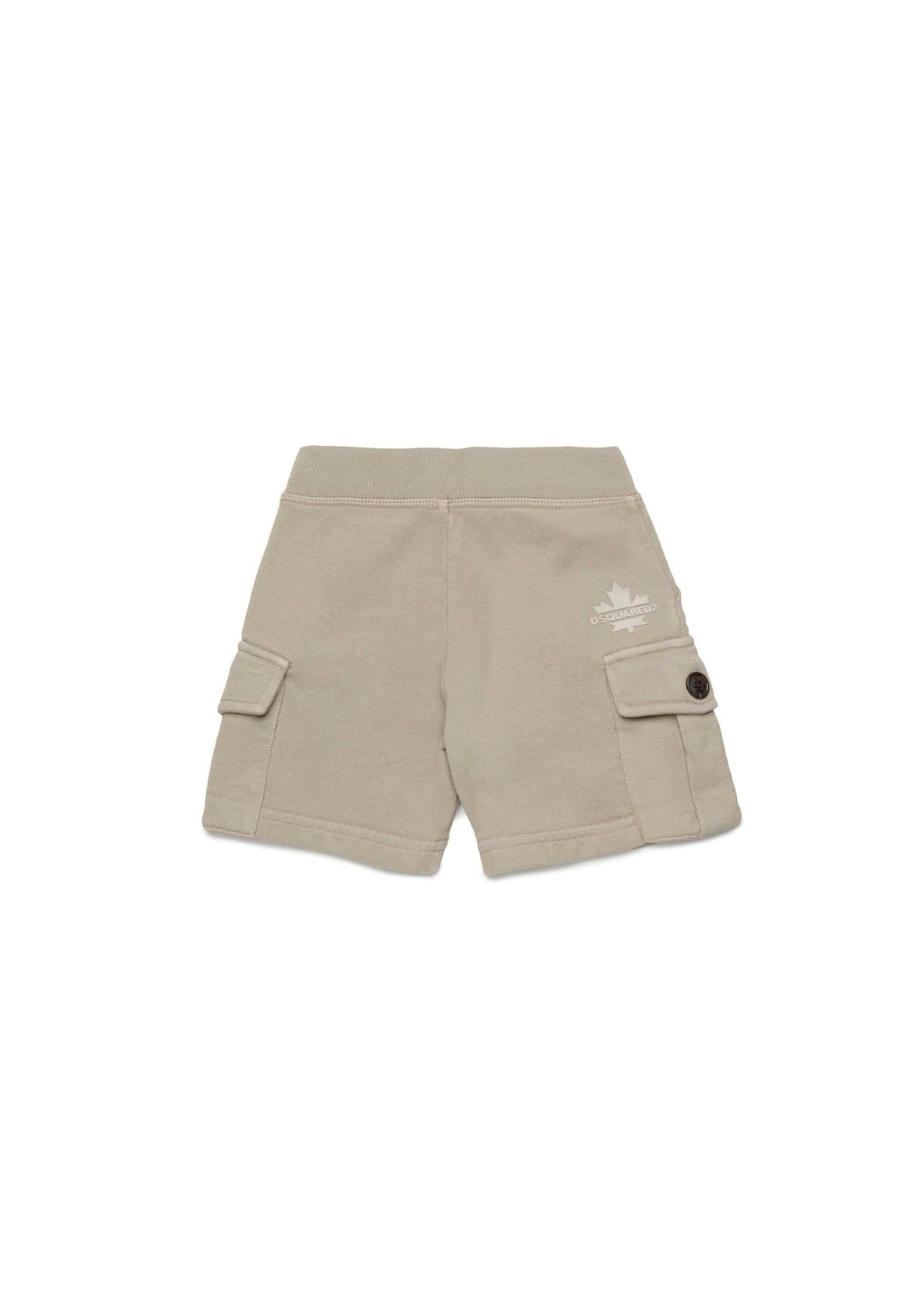 Dsquared2 Kids Beige Bermuda Shorts with Pockets for Newborns