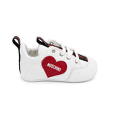 Moschino Kids Sneakers con Logo Cuore per Neonate