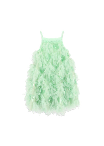Angel's Face Abito Menta Palma per Bambine