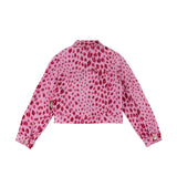Just Cavalli Kids Giacca Rosa a Fantasia per Bambine