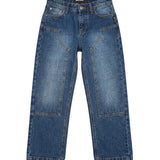 Jeans Just Cavalli Kids Pantalone in Denim Tinta Unita per Bambini