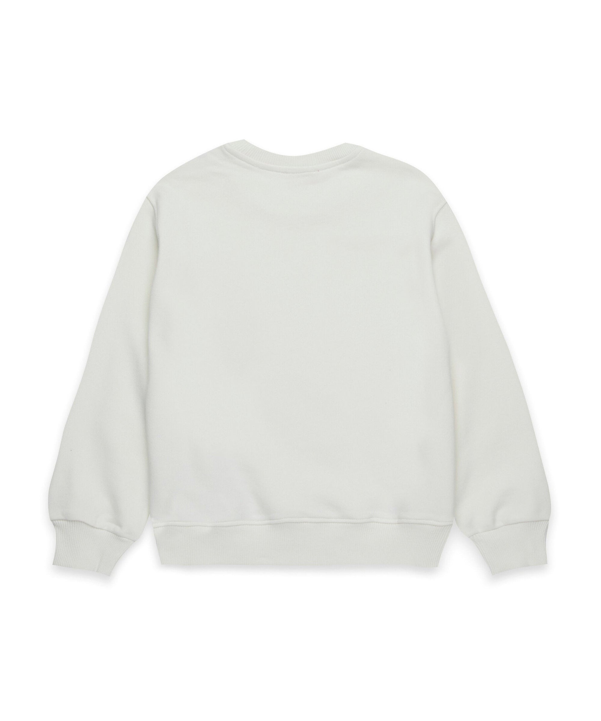 Diesel Kids Felpa Panna Girocollo con Oval D per Bambini (retro)