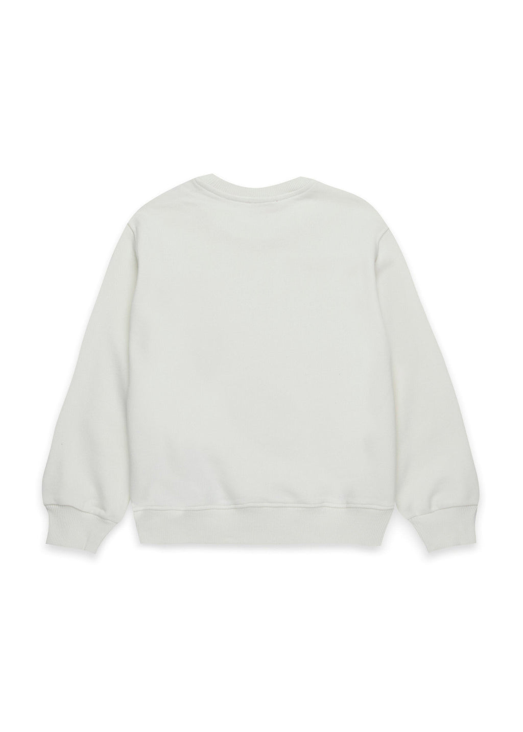 Diesel Kids Felpa Panna Girocollo con Oval D per Bambini (retro)