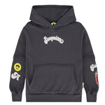 Barrow Kids Felpa con Cappuccio Asfalto per Bambini
