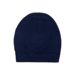 Moschino Kids Cappellino Blu in Maglia con Teddy Bear e Logo Unisex
