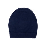 Moschino Kids Cappellino Blu in Maglia con Teddy Bear e Logo Unisex