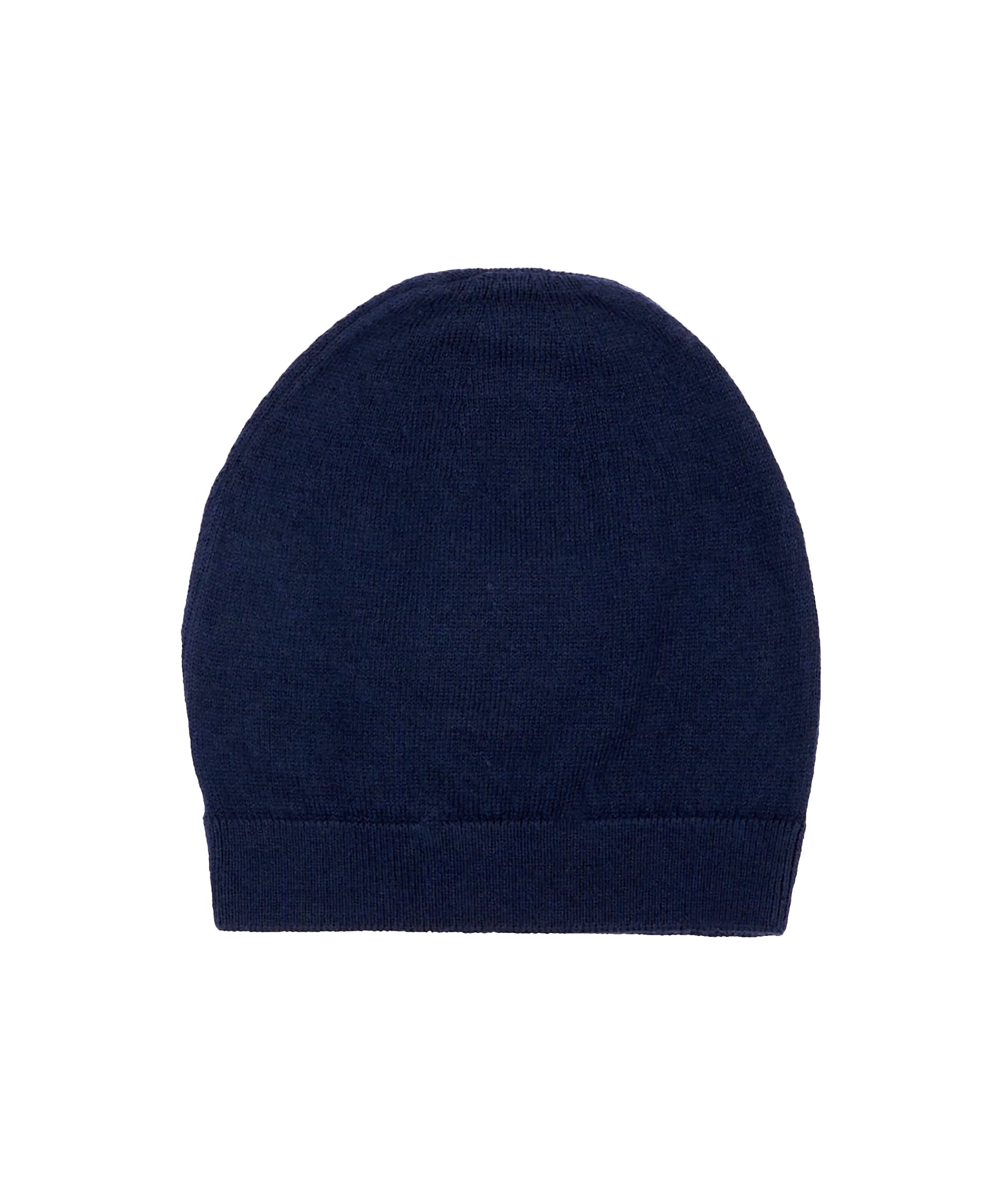 Moschino Kids Cappellino Blu in Maglia con Teddy Bear e Logo Unisex