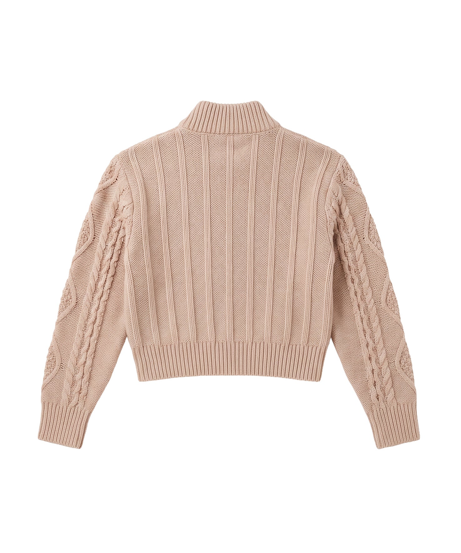 Elisabetta Franchi La Mia Bambina Maglioncino Rosa Cipria con Logo a Contrasto per Neonate