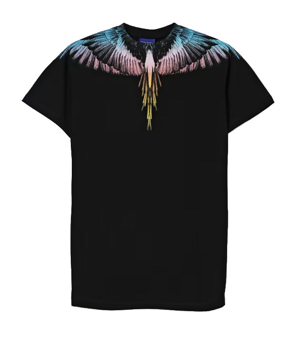 Marcelo Burlon County of Milan Kids Abito Nero con Stampa per Bambine