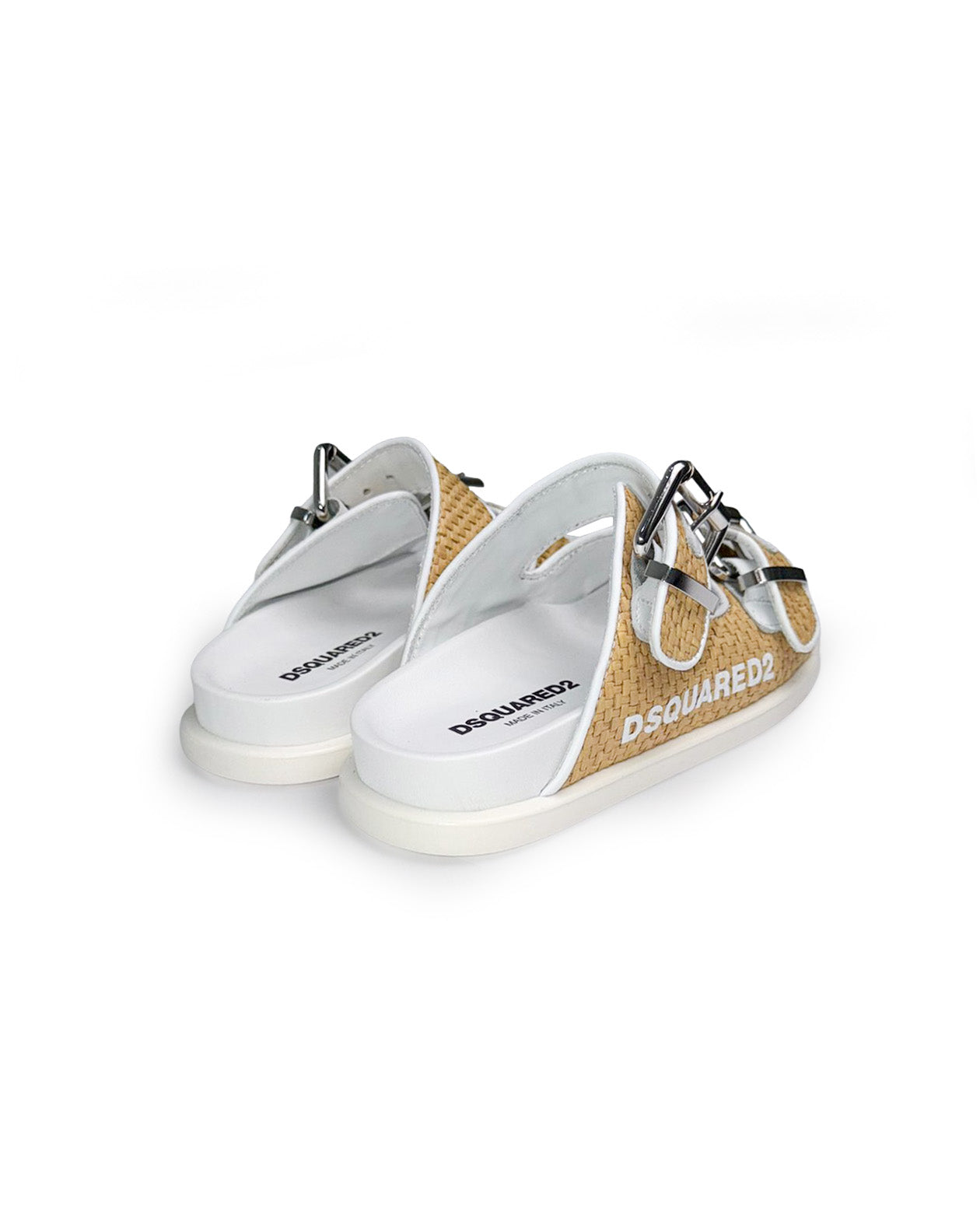 Dsquared2 Kids Sandalo Cammello con Logo per Bambini