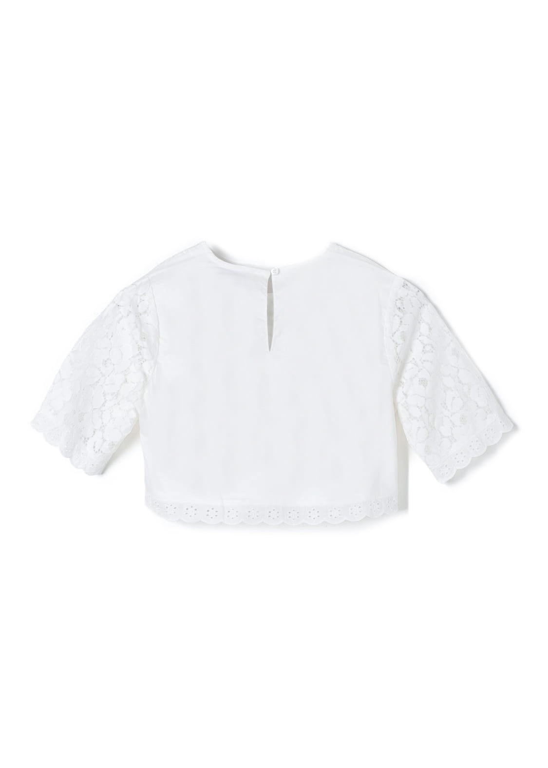 Twinset Kids T-shirt in Pizzo e Sangallo