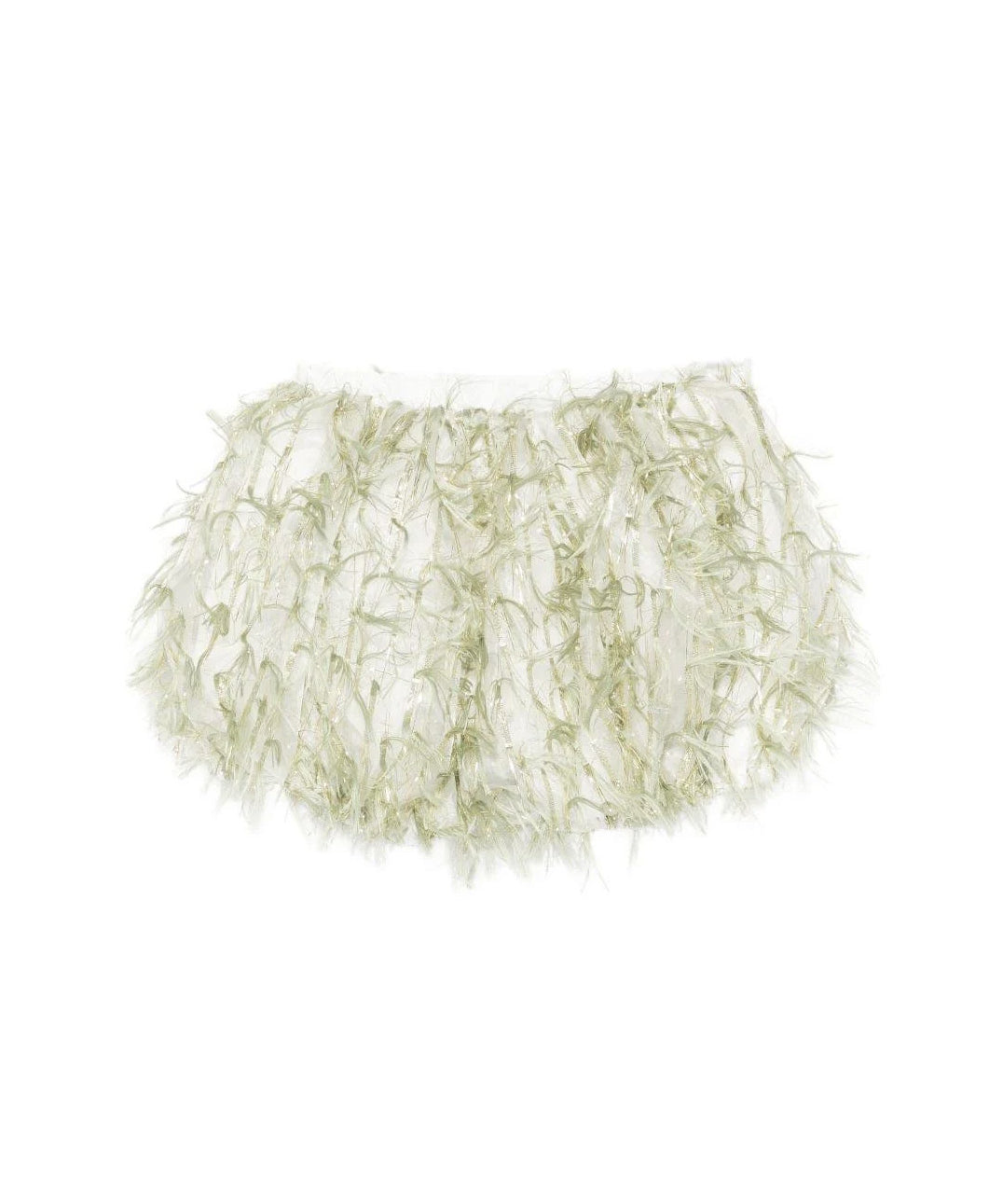 A'lapage Kids Short Oliva Frangiato per Bambine