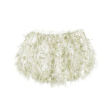 A'lapage Kids Short Oliva Frangiato per Bambine