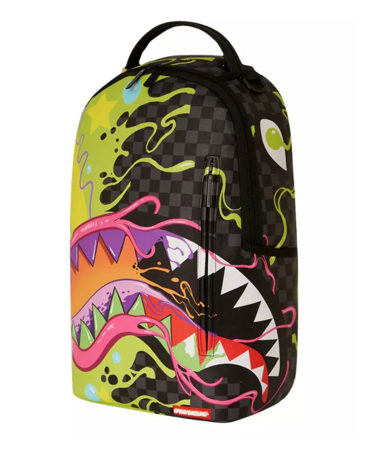 Sprayground Kids Zaino Terrestrial Vibrancy Black (dettaglio)