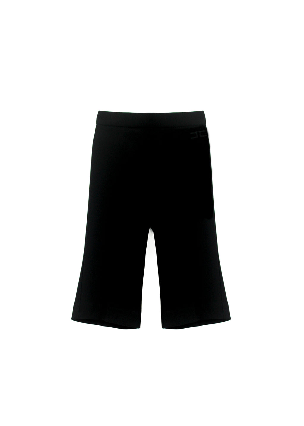 Elisabetta Franchi La Mia Bambina Pantaloni Neri con Logo per Neonate