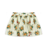 Moschino Kids Gonna Ecrù con Fantasia per Bambine