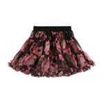 Angel's Face Gonna Nera Floreale per Bambine (retro)