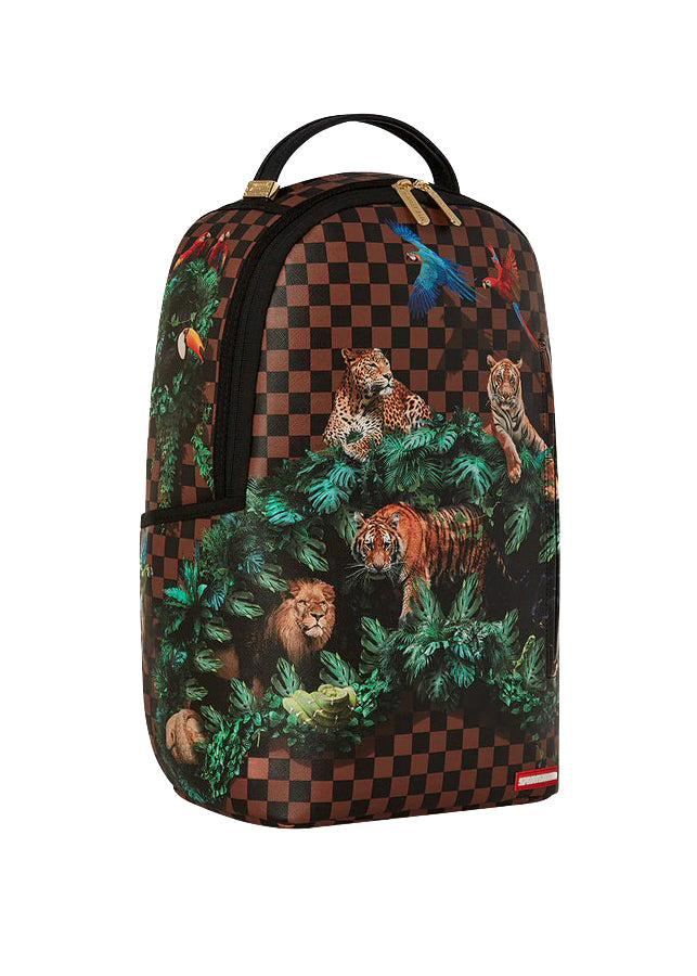 Sprayground Kids Zaino Shark Jungle (dettaglio)