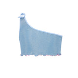 4giveness Kids Top Fantasia Glitter Azzurro per Bambine