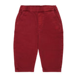 Diesel Kids Pantalone Bordeaux con Logo per Neonate