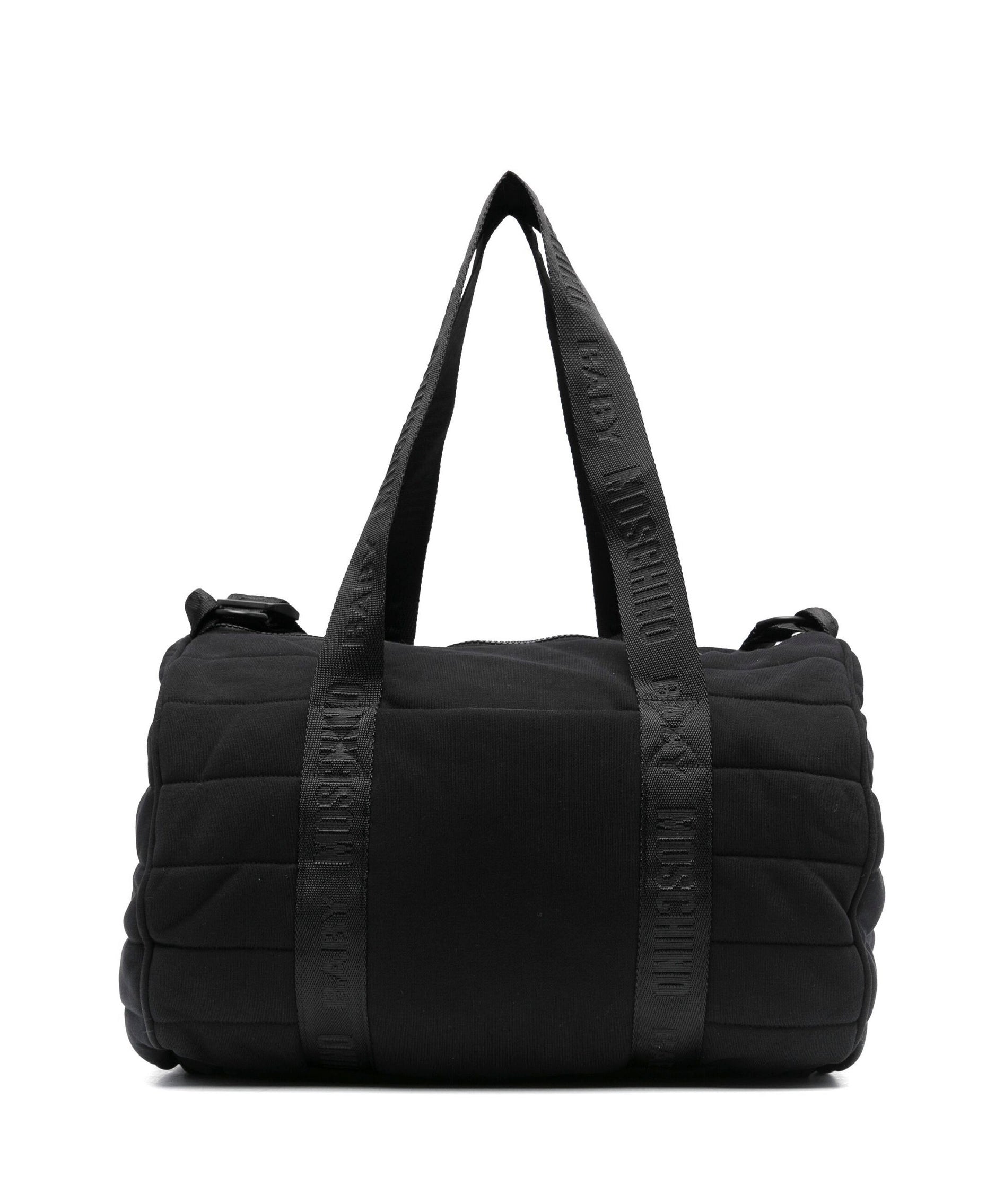 Moschino Kids Borsa Mamma con Fasciatoio con Stampa Teddy Bear Nera