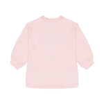Moschino Kids Abito Lunghe Maniche Rosa con Stampa per Neonate (retro)