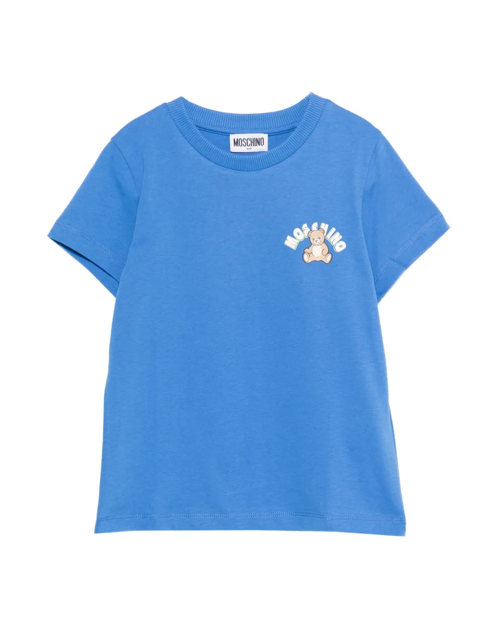 Moschino Kids T-shirt Bluette con Teddy Bear per Bambini