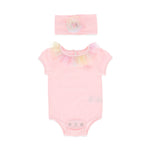 Angel's Face Body Rosa con Fascia Clementine per Neonate