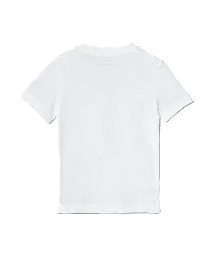 Calvin Klein Kids T-Shirt Bianca con Logo per Bambini