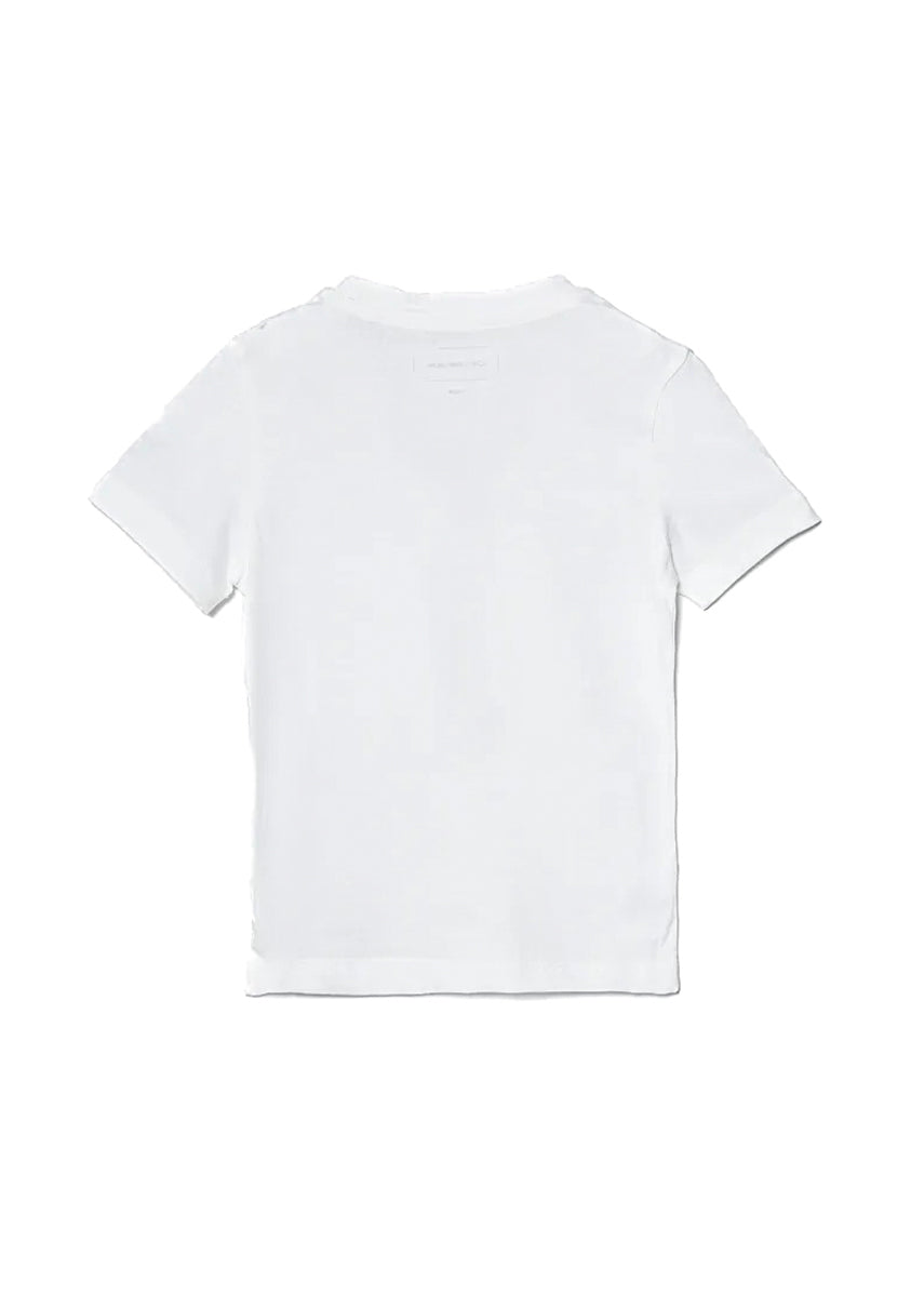 Calvin Klein Kids T-Shirt Bianca con Logo per Bambini