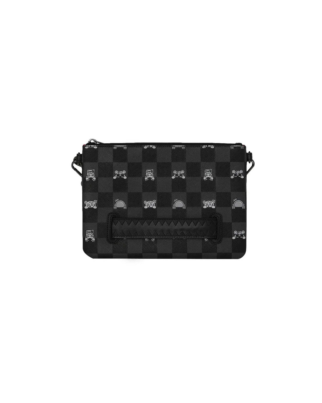 Sprayground Kids Borsello Nero con Logo Unisex