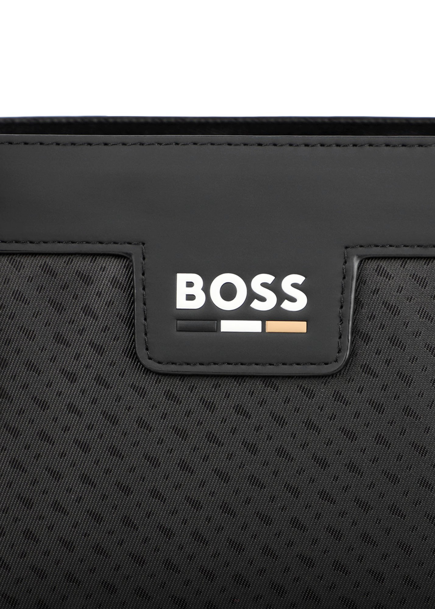 Boss Kids Borsa Mamma Nera con Fasciatoio (logo)