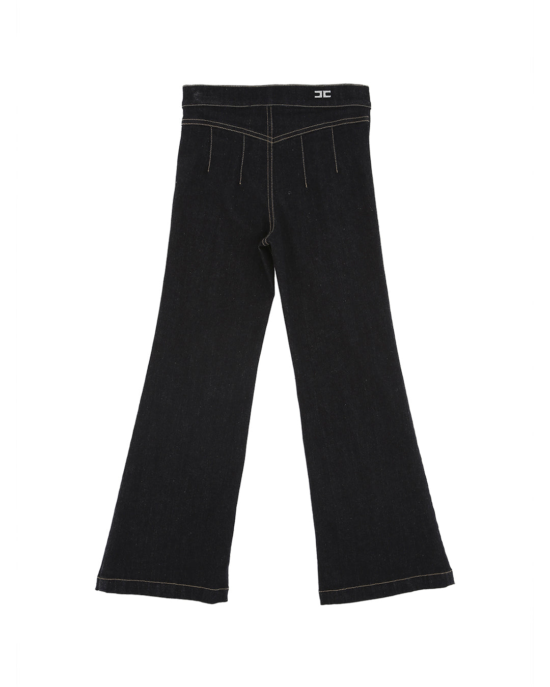 Elisabetta Franchi La Mia Bambina Jeans Flare Denim Scuro per Bambine
