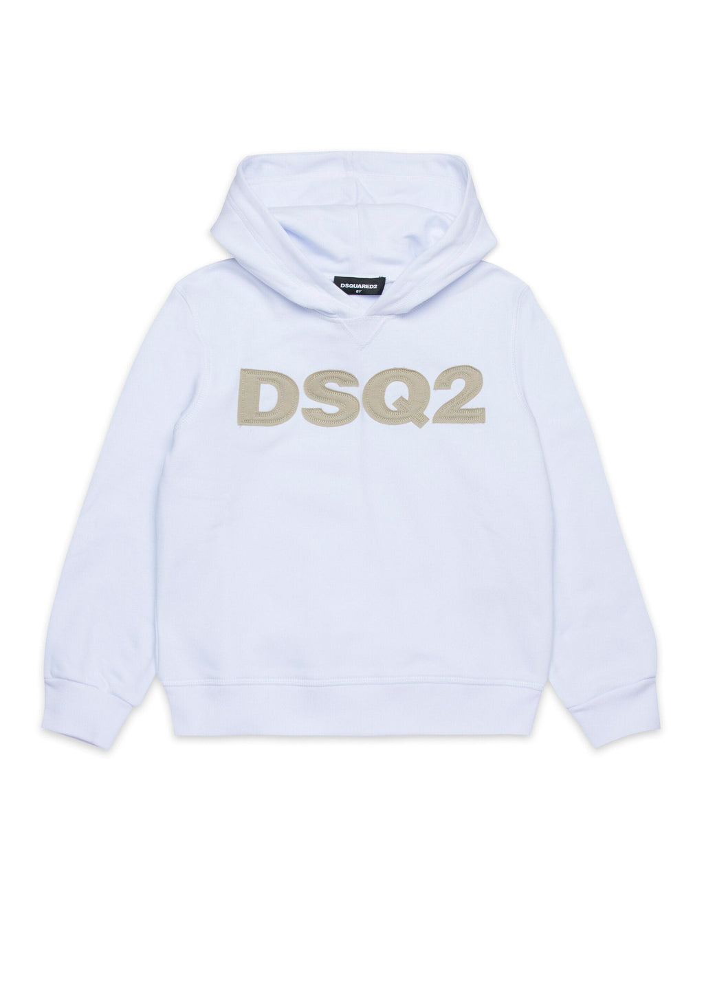 Dsquared2 Kids Felpa con Cappuccio Bianca per Bambini
