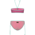 F**K Kids Costume Due Pezzi Viola e Rosa per Bambine
