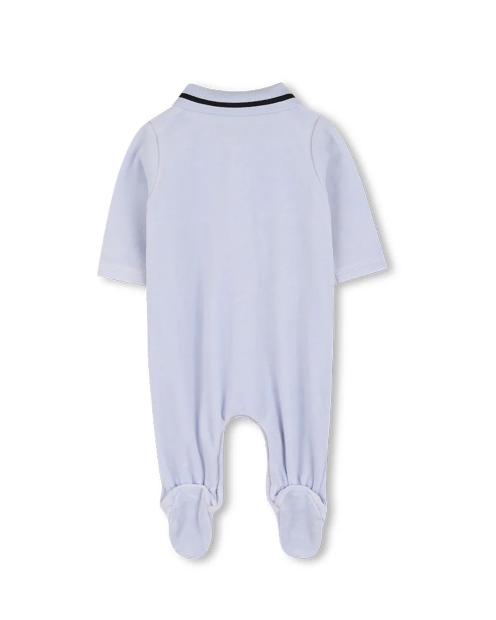 Boss Kids Tutina Celeste in Ciniglia per Neonati