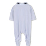 Boss Kids Tutina Celeste in Ciniglia per Neonati