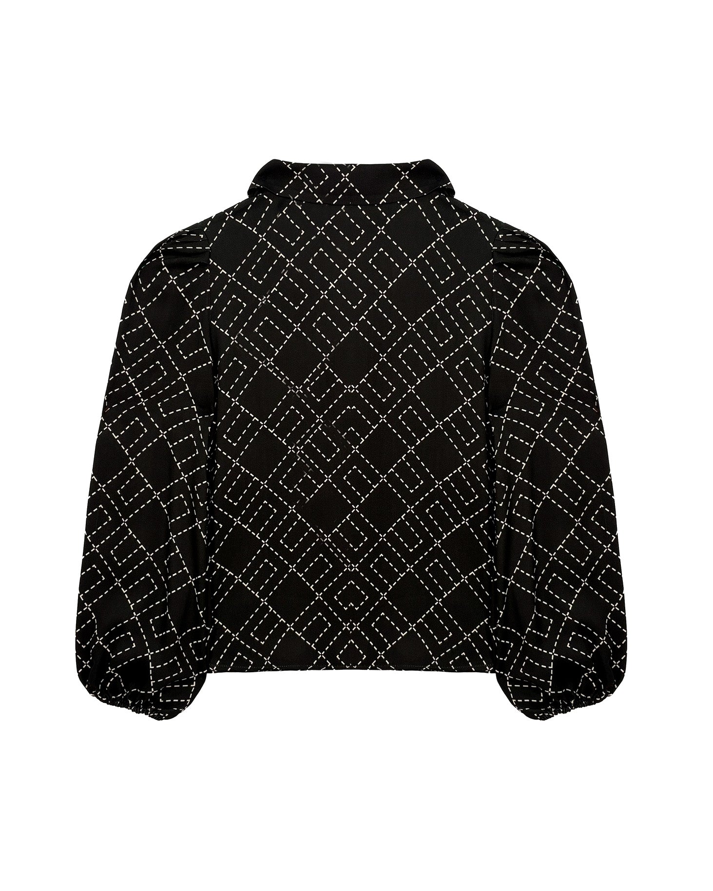 Elisabetta Franchi La Mia Bambina Camicia con Logo Geometrico per Bambine