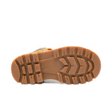 Dsquared2 Kids Stivale Senape e Moro con Patch Unisex