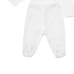 Elisabetta Franchi La Mia Bambina Completo Avorio per Neonate (dettaglio)