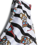 Moschino Kids Costume Bikini Bianco/Nero con Teddy Bear per Bambine (dettaglio)