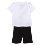 Barrow Kids Completo Off-White e Nero con Stampa Multicolor per Neonati
