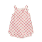 Elisabetta Franchi La Mia Bambina Tuta Rosa/Rosso con Logo per Neonate