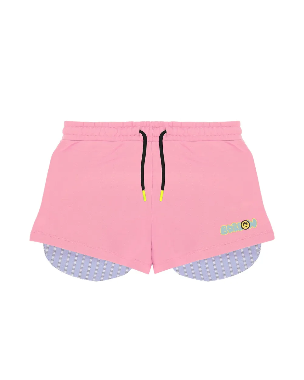 Barrow Kids Short Rosa con Stampa Logo per Bambine