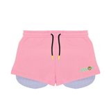 Barrow Kids Short Rosa con Stampa Logo per Bambine