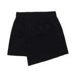 Diesel Kids Gonna a Portafoglio Nera con Logo per Bambine