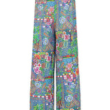 4giveness Kids Pantalone a Palazzo Fantasia Denim Mexicana per Bambine